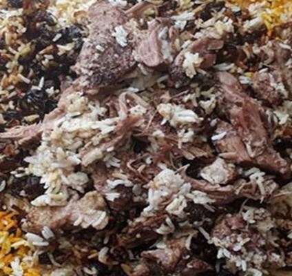 ته‌چین گرمساری، طبق يجب تحضيره بصبرٍ واهتمام