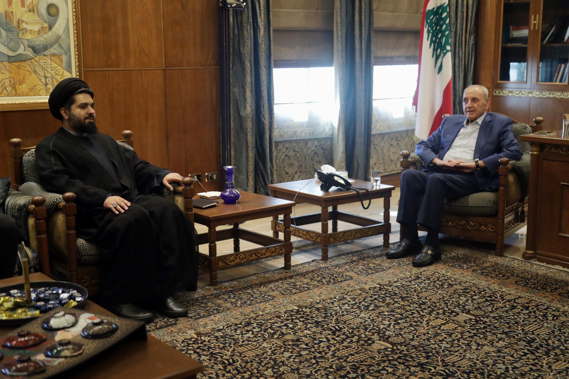 المستشار الثقافي يزور رئيس مجلس النواب اللبناني نبيه بري