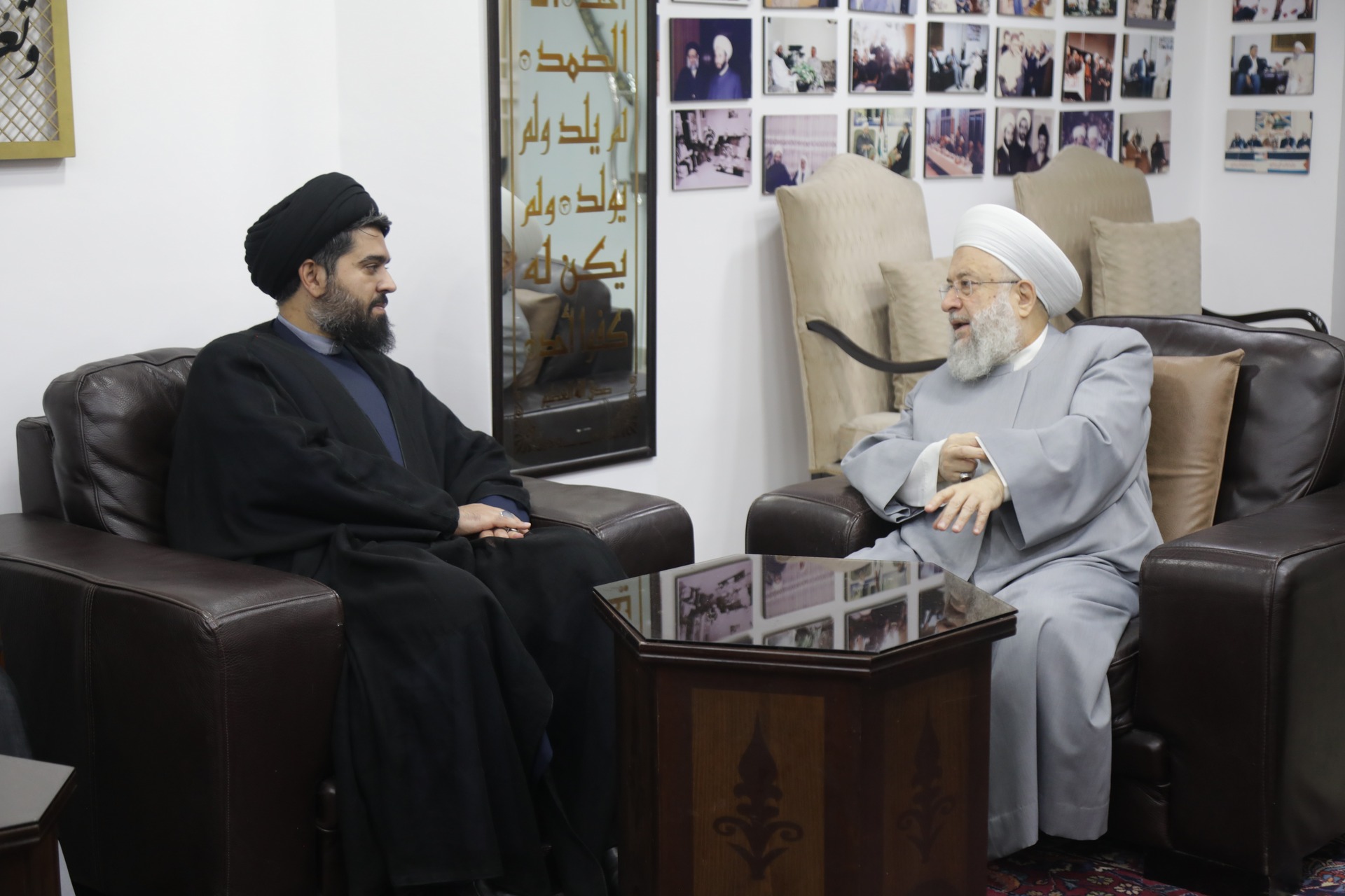 المستشار الثقافي السيد محمد رضا مرتضوي يزور الشيخ ماهر حمود