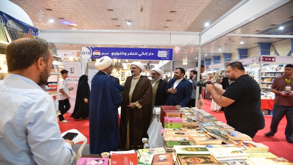 المستشار الثقافي الإيراني يزور معرض بغداد الدولي للكتاب ويجري لقاءات مع ناشرين ومثقفين