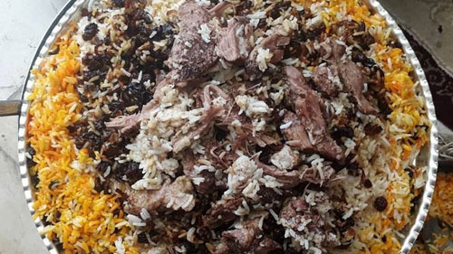 ته‌چین گرمساری، طبق يجب تحضيره بصبرٍ واهتمام