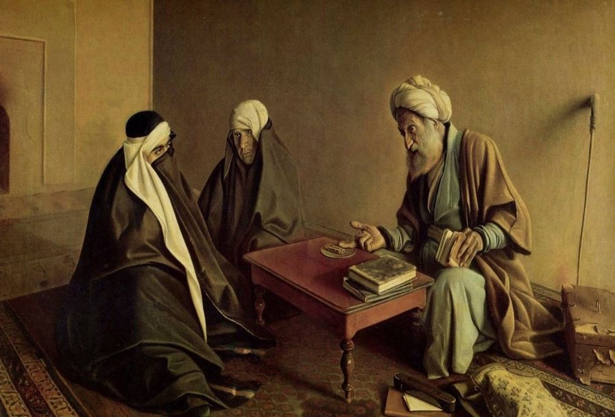 الرسم الإيراني: تناغم متناغم للألوان والزخارف على القماش الأبيض